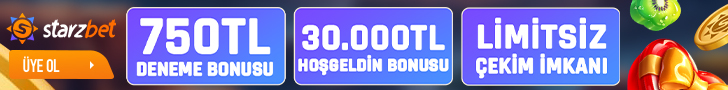 STARZBET - 750₺ Deneme Bonusu